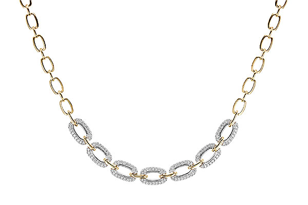 G273-74297: NECKLACE 1.95 TW (17 INCHES)