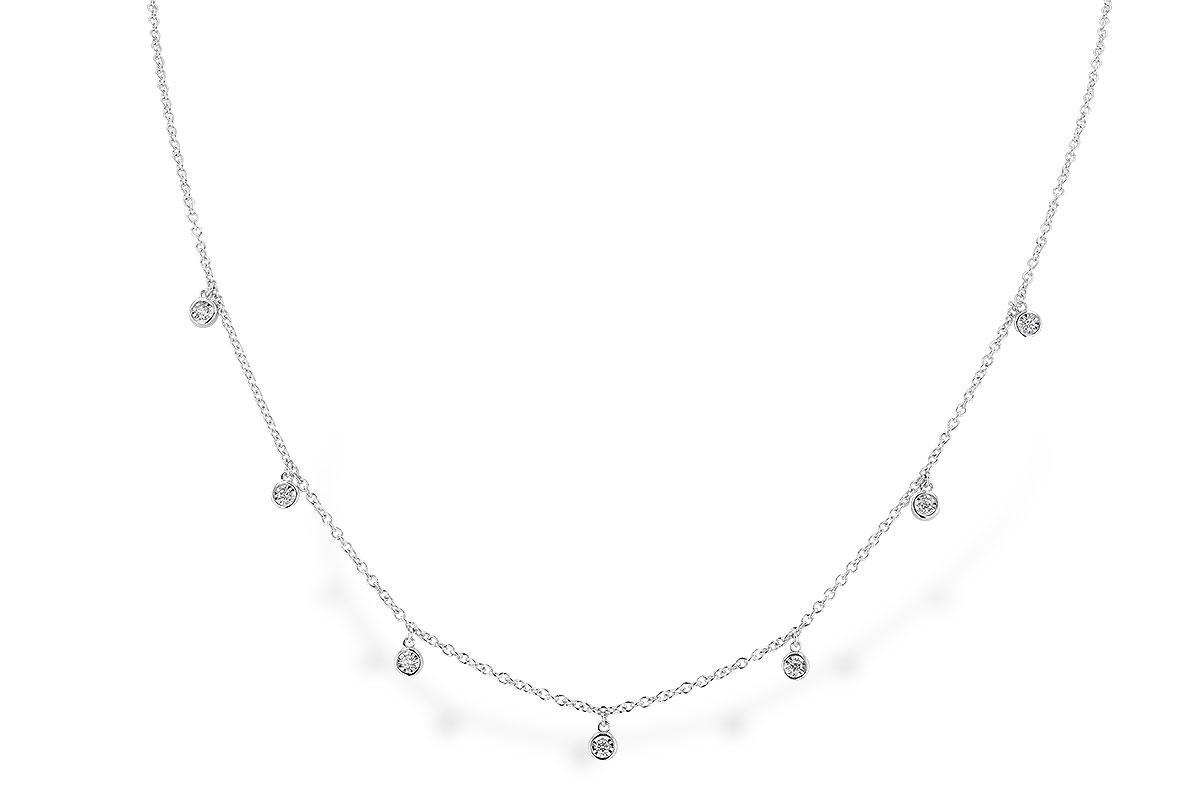 G273-74352: NECKLACE .12 TW (18")