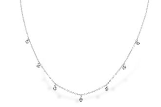 G273-74352: NECKLACE .12 TW (18")