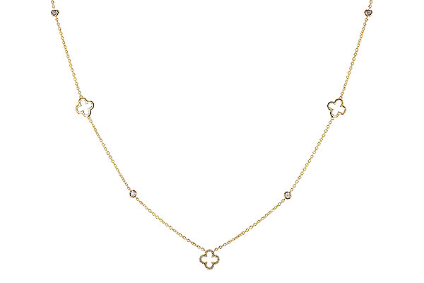 G274-66143: NECKLACE .20 TW (18")