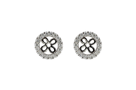 H187-40652: EARRING JACKETS .24 TW (FOR 0.75-1.00 CT TW STUDS)