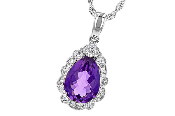 D190-17025: NECKLACE 1.53 AMETHYST 1.68 TGW