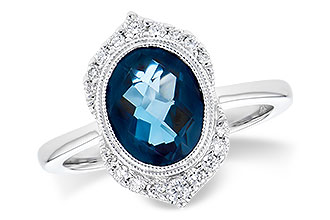 E272-89788: LDS RG 1.86 LONDON BLUE TOPAZ 2.00 TGW