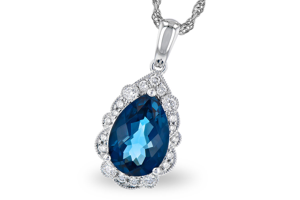 F272-88897: NECK 2.25 LONDON BLUE TOPAZ 2.40 TGW