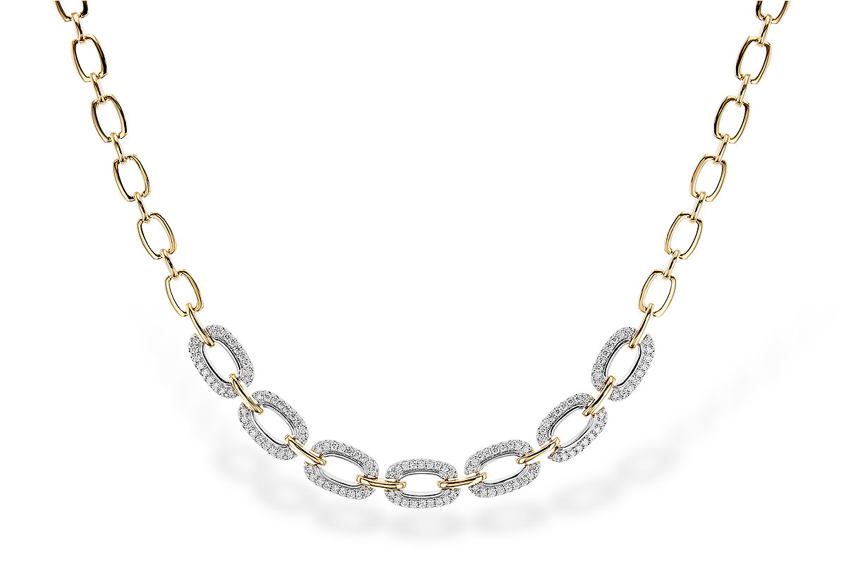 G273-74297: NECKLACE 1.95 TW (17 INCHES)