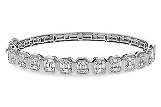 L274-64342: BANGLE .81 TW BAGUETTE 1.00 TW